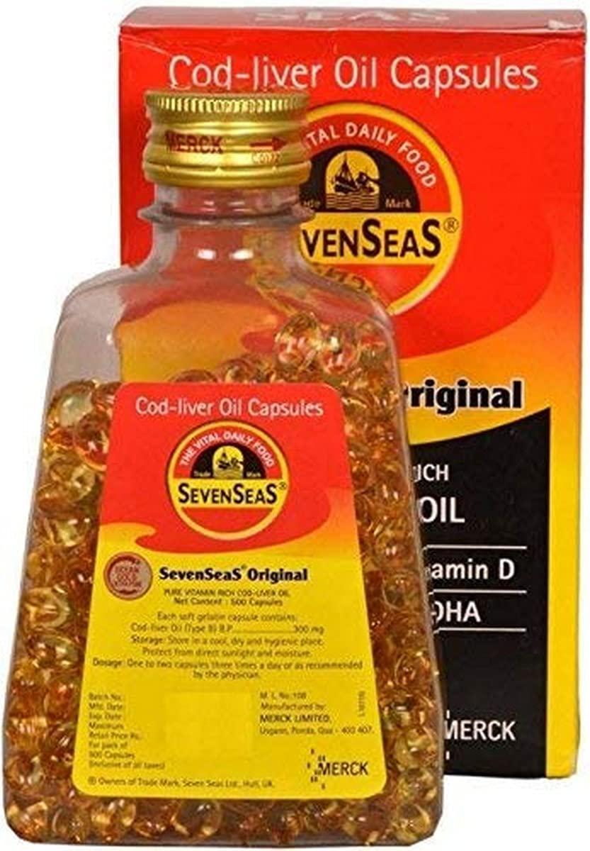 SEVEN SEAS ORIGINAL SEVEN SEAS ORIGINAL - Bottle of 100 Cod Liver Oil Capsules