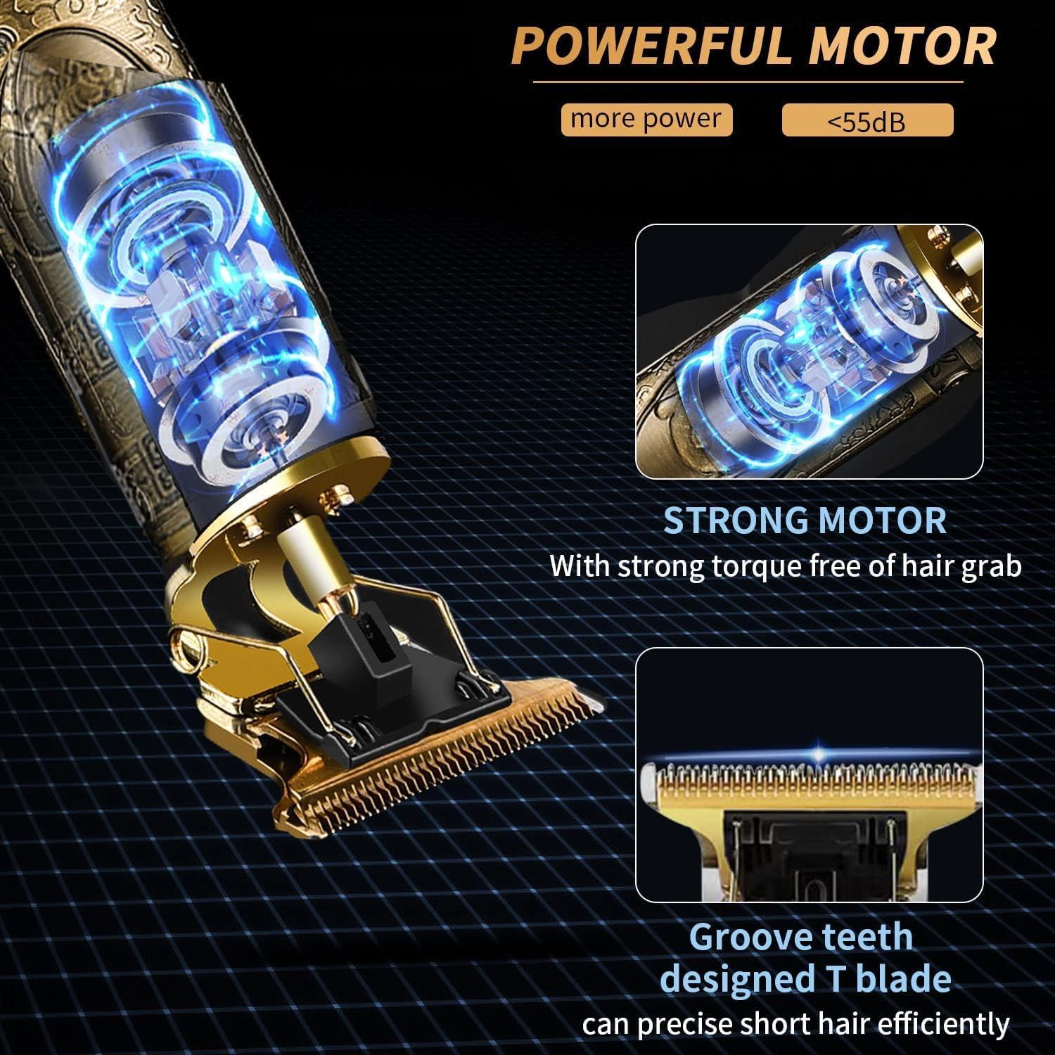 SUPRENT SUPRENT All-in-One Adjustable Beard Trimmer with 19 Built-in Precise Lengths, Long-Lasting Use, USB Charging for Men (Multicolor)