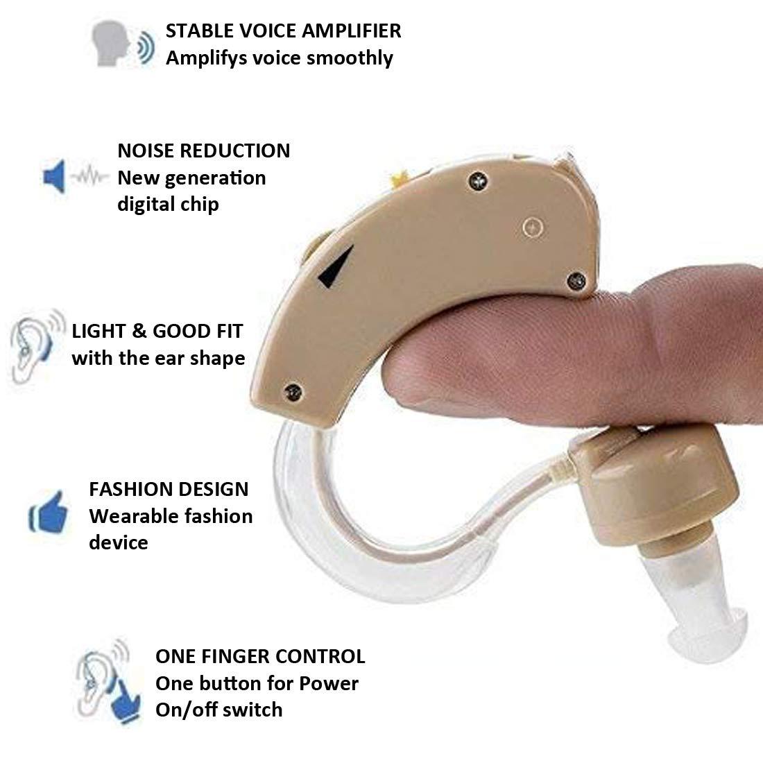 Generic Sonic Professional Normal to Modify Hearing Aid for any Age Unisex Behind the Ear Hearing Aid