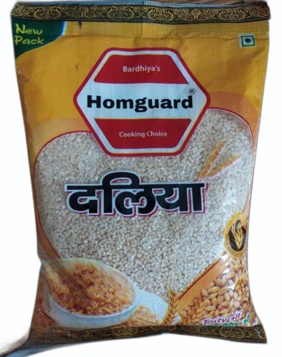 Homguard Homguard Daliya with High Fiber & Protein, Broken Wheat Gehu/Multi Grain Dalia 500 Gram (Pack of 4)