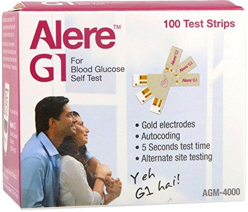 Alere Alere G1 Test Strips, 100 Strips (Multi Color)