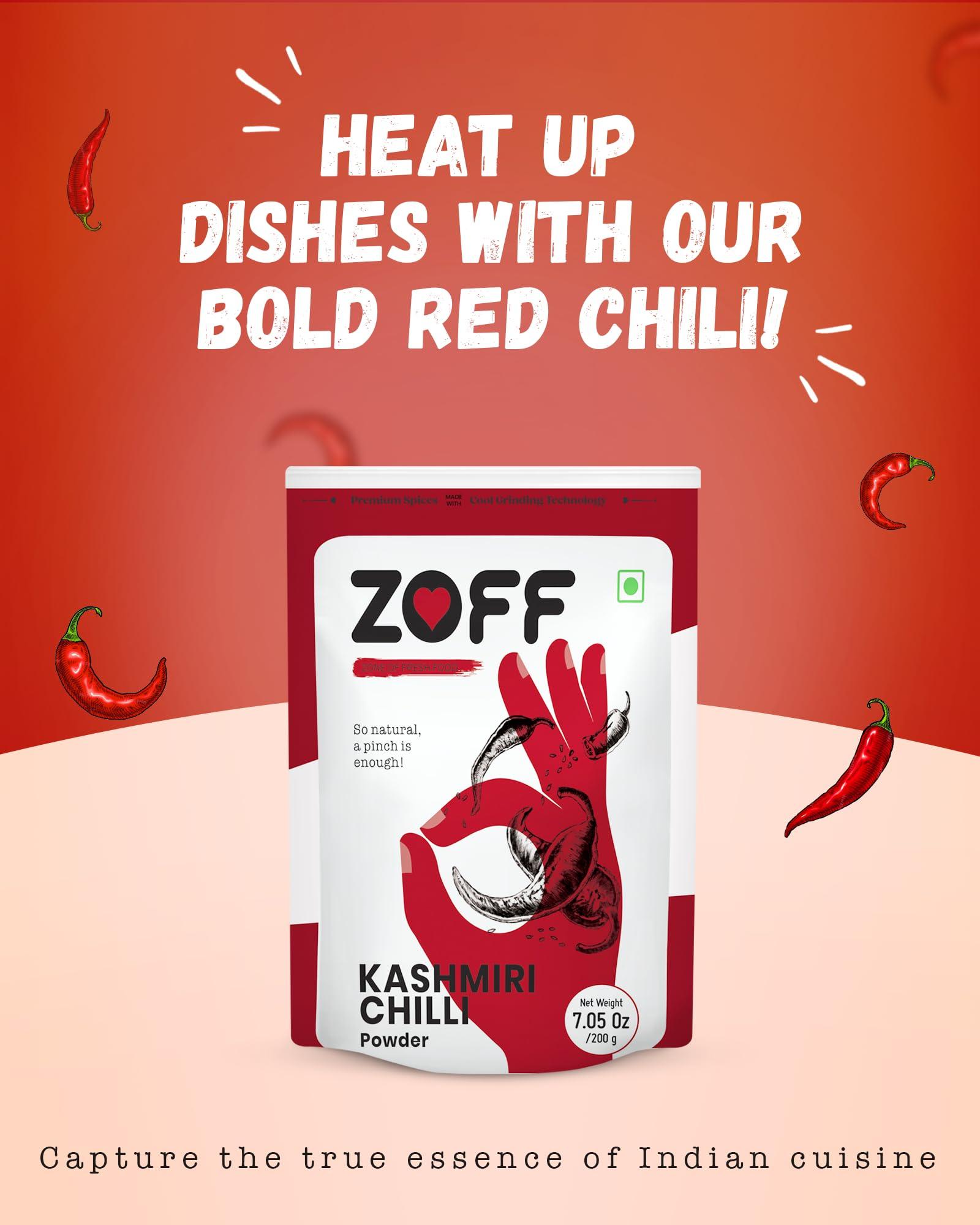 Zoff Zoff Red Chilli Powder | Lal Mirch Powder | Net Weight 200 g