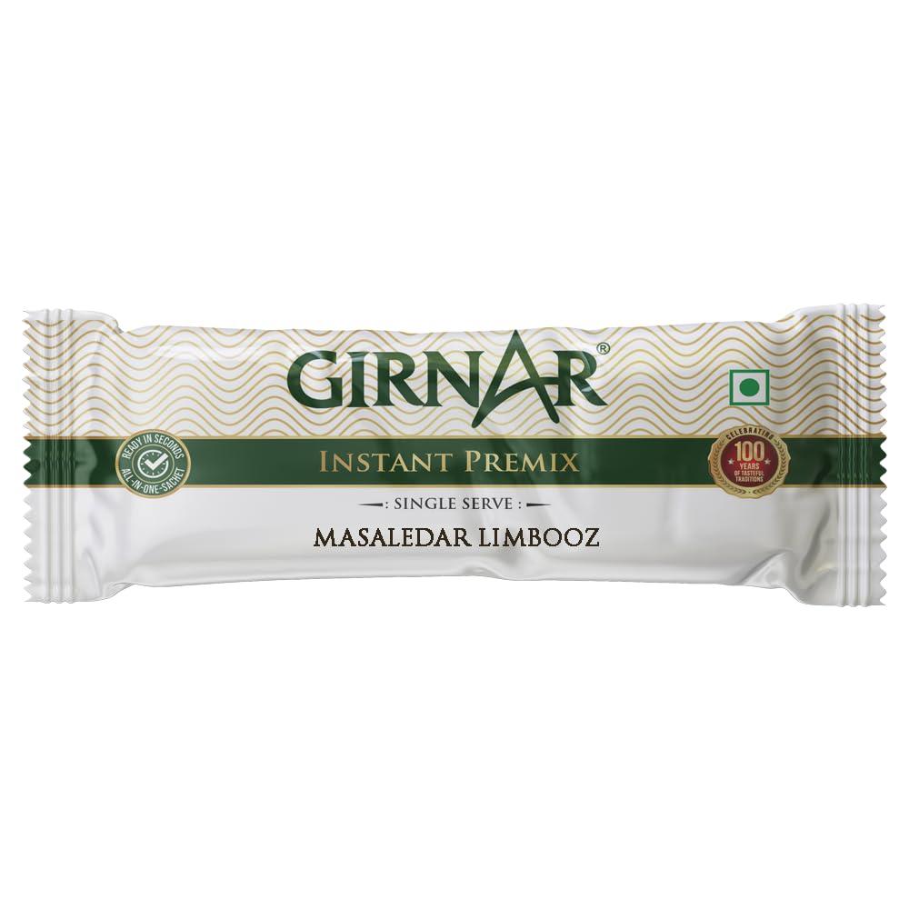 Girnar Girnar Masaledar Limbooz, Lemongrass, Cumin, Ginger, Instant (10 Sachets)