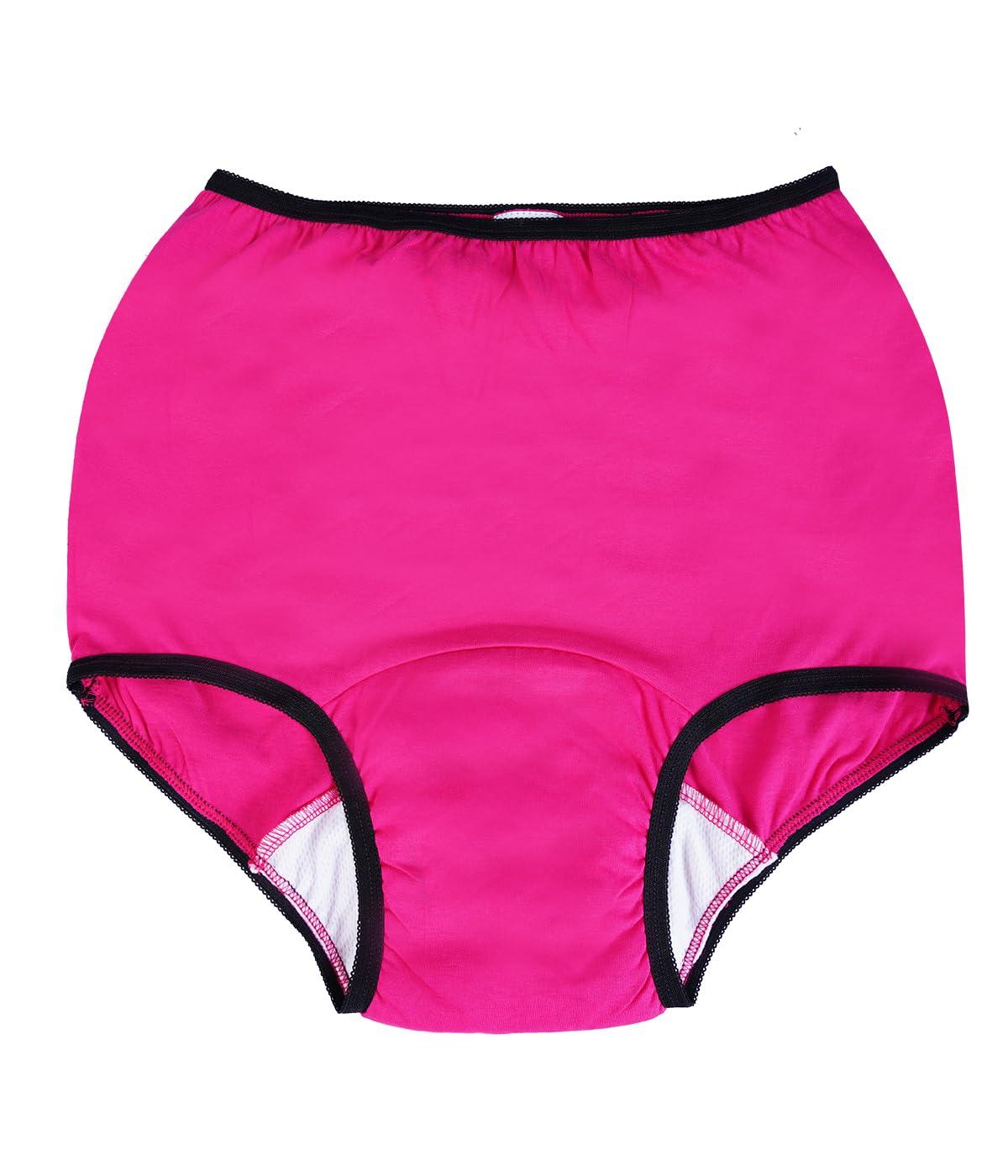 Wemyc Wemyc Incontinence Underwear For Women I Washable & Reusable I For Medium Leaks I Adult Diaper I Bedwetting Panty (M)