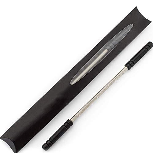 Coxeer Coxeer Black Hair Remover Spring Creative Stainless Steel Threading Tool with 5 Eyebrow Tools for Women Girls