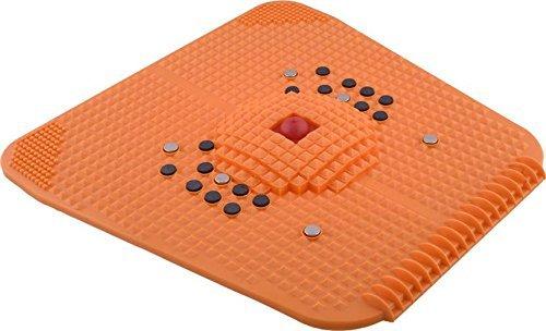 Acupro Health Care System Acupro Health Care System_PowerMat Percare Foot Massager Accupressure Mat/Board/Plate/Pyramid/Powermat/Foot Mat Yellow (4000 PowerMat Combo)