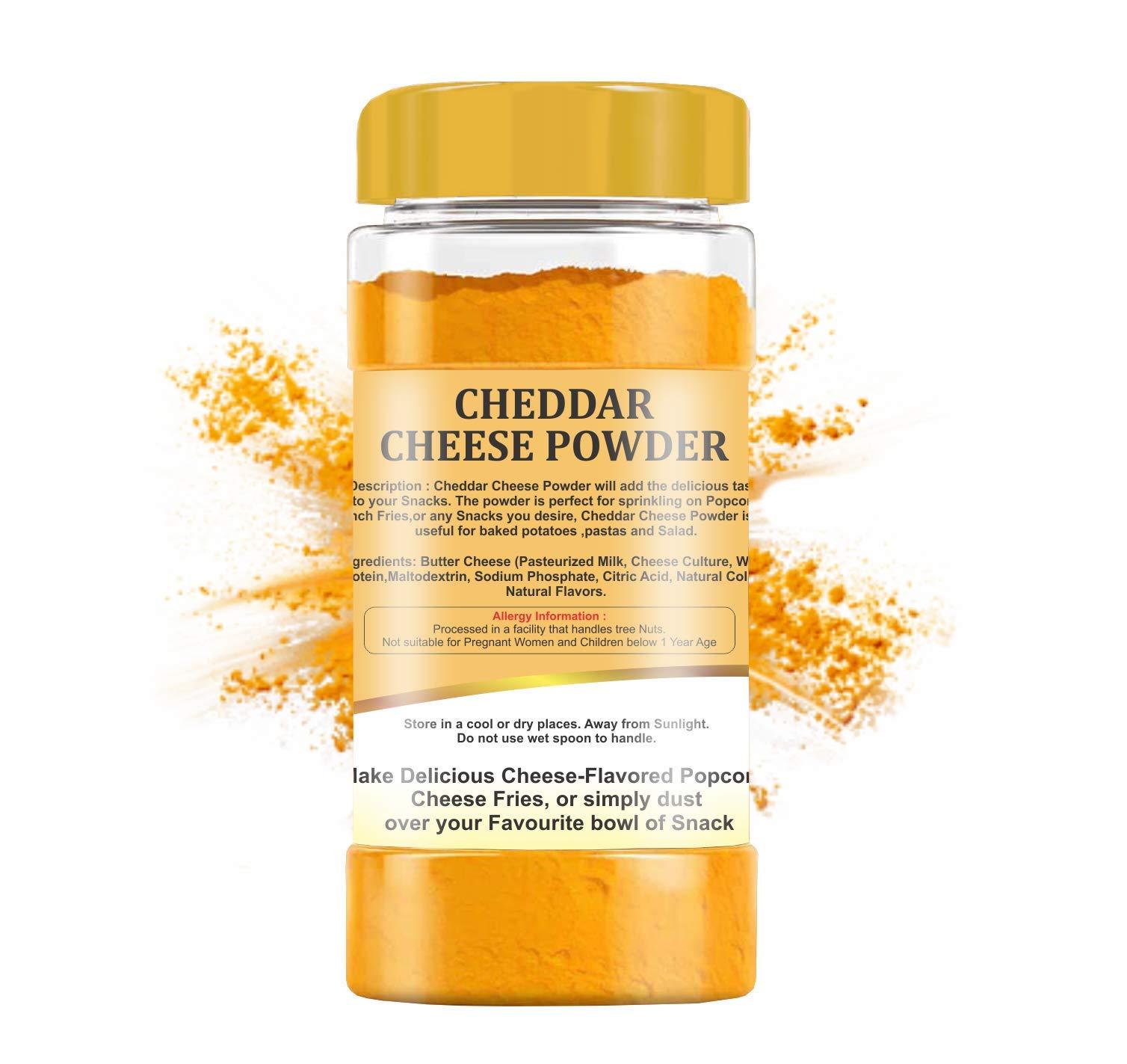 Indiana Indiana Cheddar Cheese Powder - Sprinkling on Pop Corn for Taste Enhancer - Making Cheese Sauce for Nachos