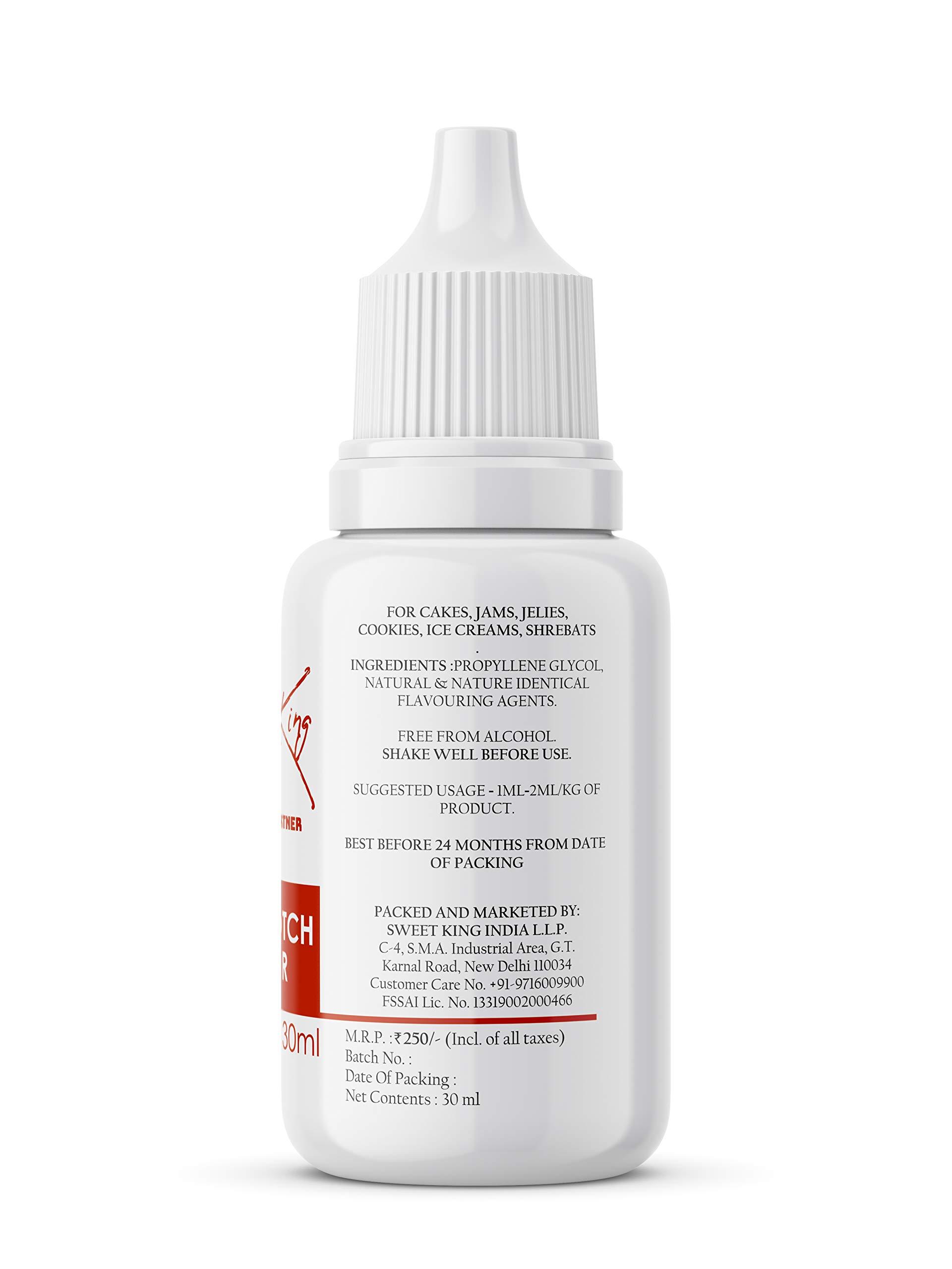 BAKE KING BAKE KING Butterscotch Flavour 30ML Essence for Baking Cakes, Jams, Jelies, Cookies, Ice Creams and Puddings Liquid Food Essence for Cake Making (Butterscotch Flavour 30ml)