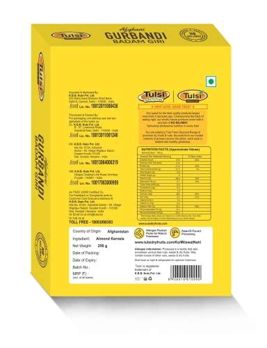 Tulsi Tulsi Badam Giri Girbandi Shahi Almonds 500g (250g x 2)