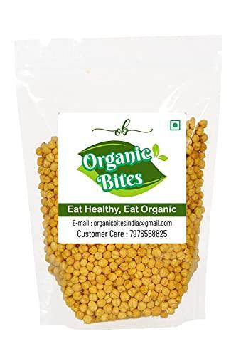 Organic Bites Organic Bites Roasted Chana Without Skin | Bhuna Chana | Roasted Chickpeas | Roasted Bhuna Chana Without Skin -900 gm