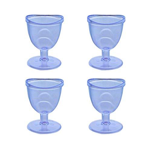 Widely Pure Widely Pure Eye Wash Cup Non Toxic Transparent (Pack of 4) with user manual