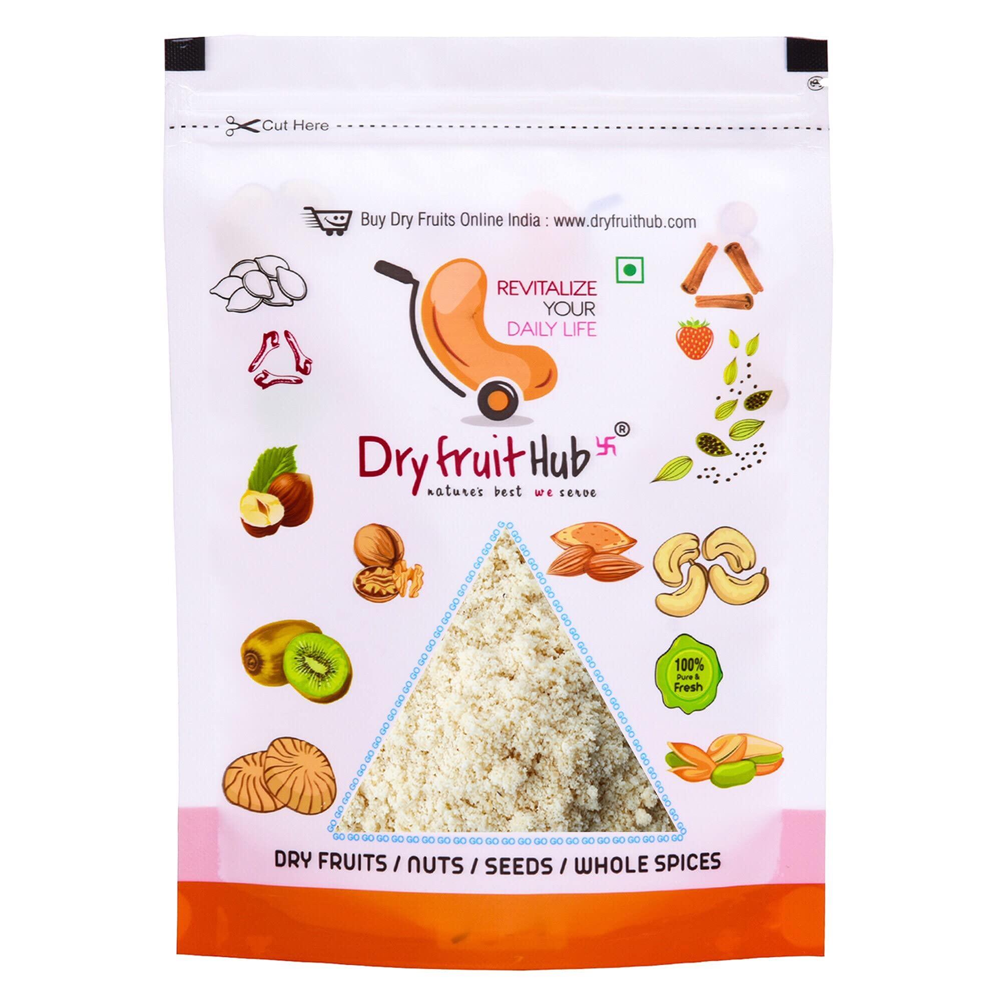Dry Fruit Hub Dry Fruit Hub Almond Flour 400gm ,100% Pure Badam Powder,Almond Flour For Baking ,Almond Flour Blanched,Almond Flour Without Skin ,Almond Flour For Keto Diet (Almond Flour 400gm)