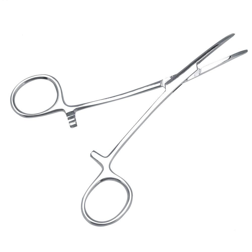 cigemay Remove Ear Hair, Dog Trimmer Accessories, Tweezers, Ear Clips, Curved Nose Cleaning Pliers, Grooming Scissors(Big)