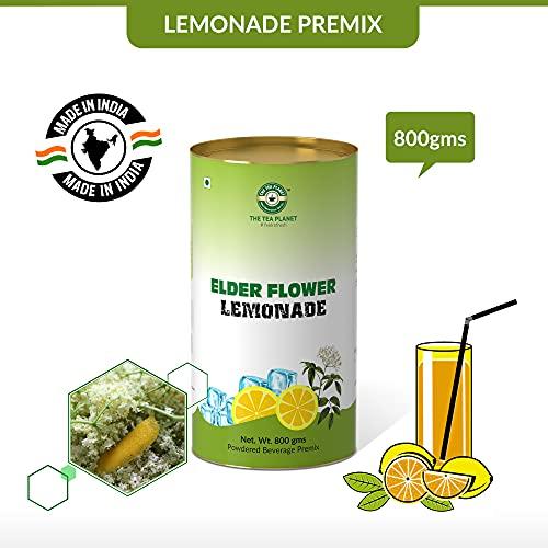The Tea Planet The Tea Planet Elder flower Lemonade Premix to be added with Water/Soda/Ice Cubes - 800 gm