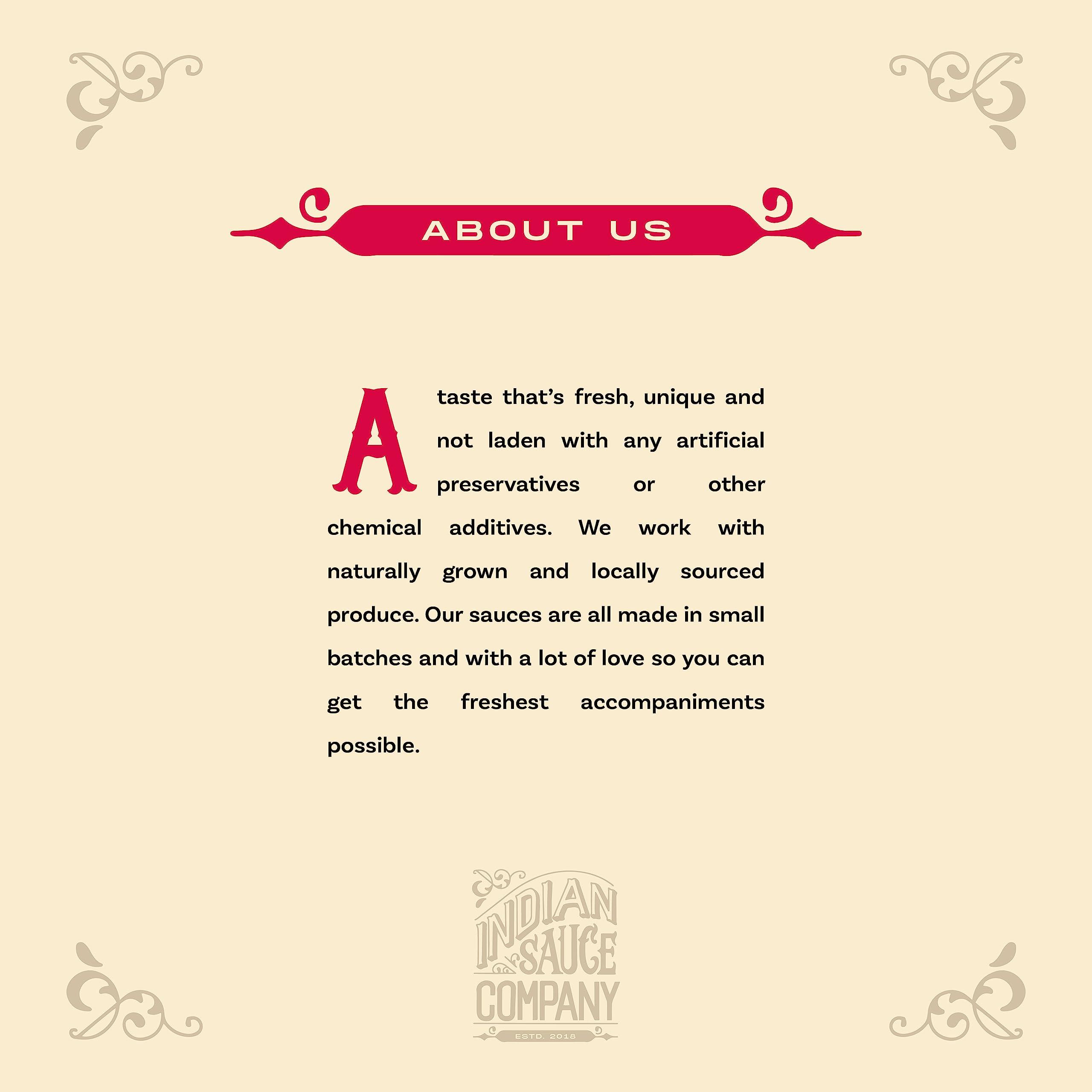 INDIAN SAUCE COMPANY Indian Sauce Company Chimichurri Hot Sauce, 200 ml - Pack Of 2...