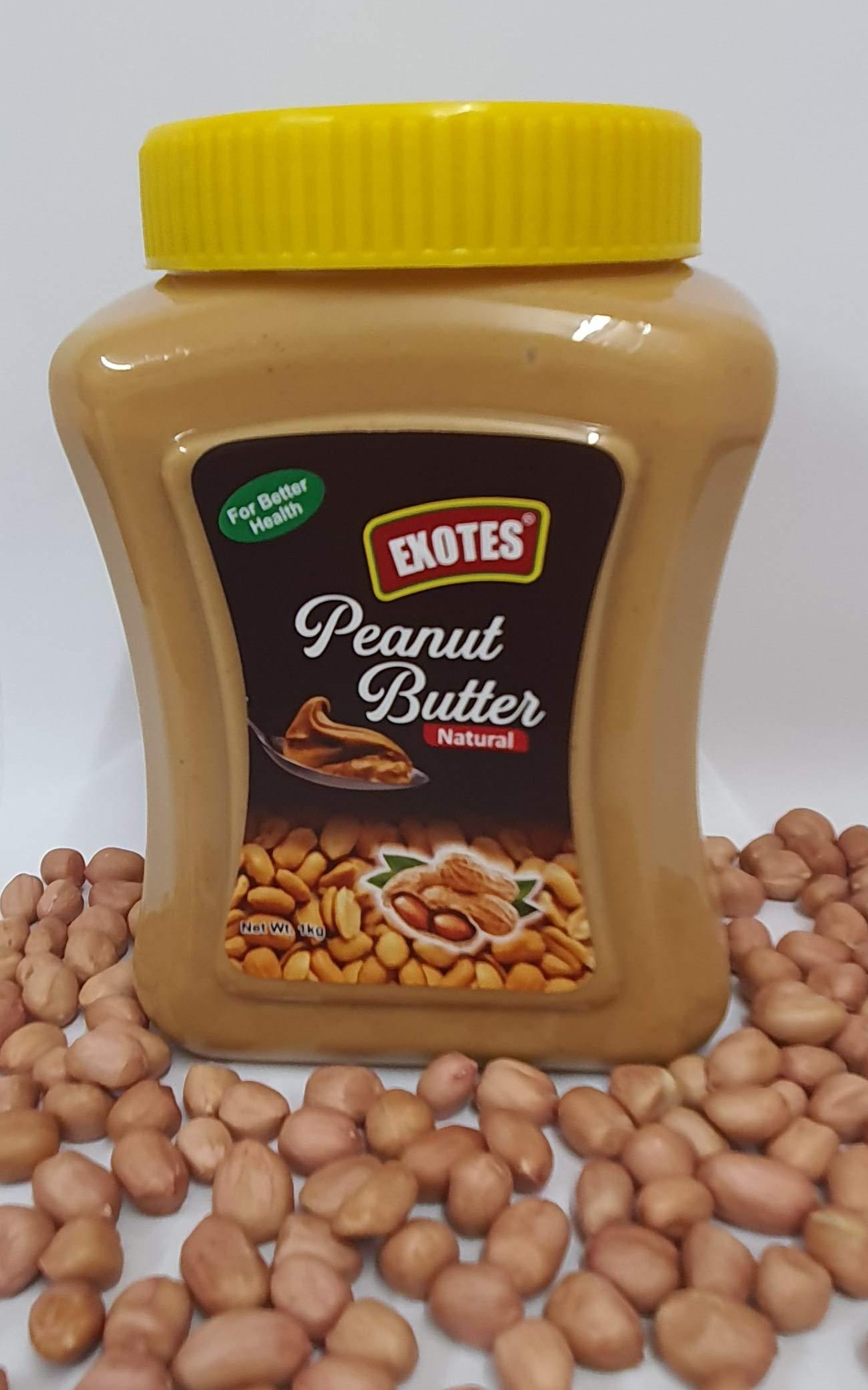 Exotes Exotes Premium Dry Fruits (Peanut Butter Natural Smooth), 1000 g