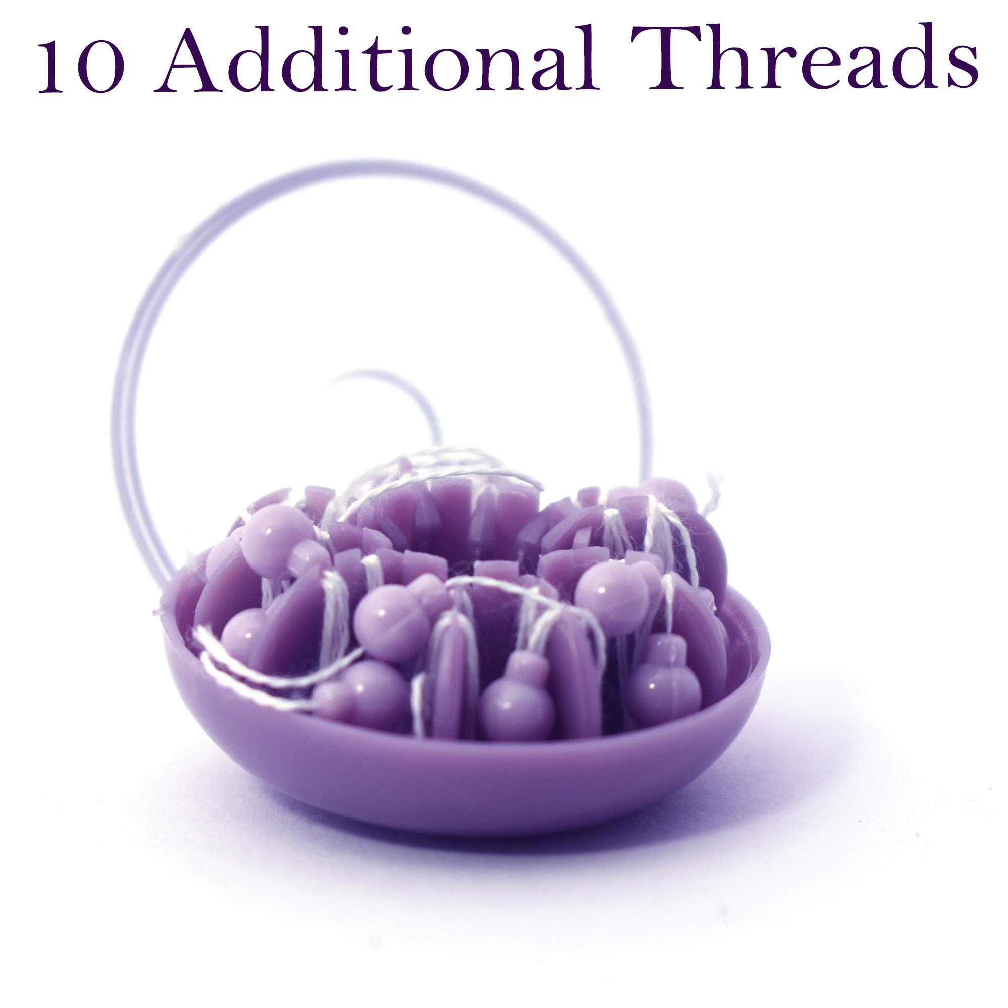 N Series N Series Slique Eyebrow Face and Body Hair Threading and Hair Removal System Machine Kit Spring Tool Tweezers Epilators Slidne Face And Body Hair Threading System For Women Multipurpose Use