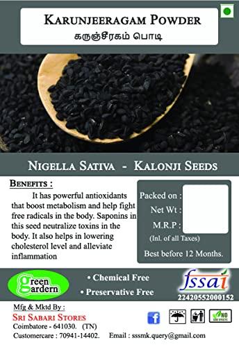 Green Gardern Green Gardern Black Cumin seed | Nigella sativa | Kalonji | Karunjeeragam Powder 250 Gm