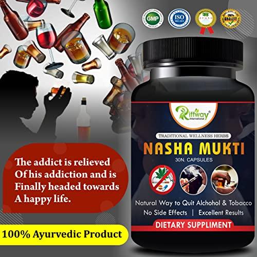 fasczo Nasha-Mukti Health Tablet - Smoke Capsule Improves Lungs Function (Pack Of 4, 120 capsule)