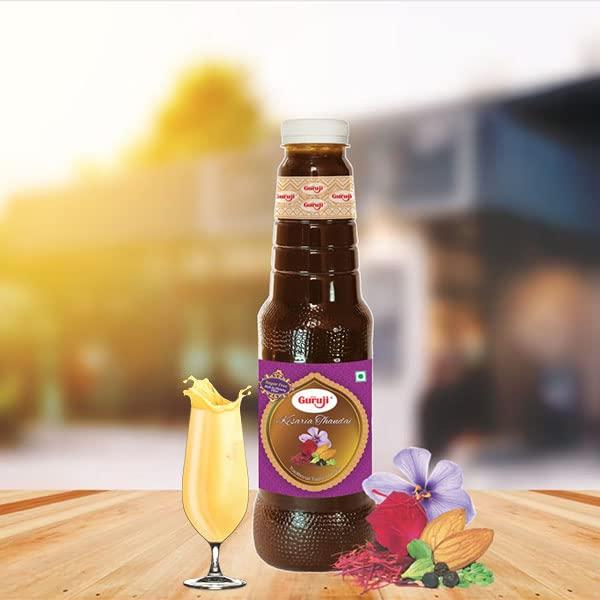 SHREE Guruji Shree Guruji Sugar Free Kesaria Thandai & Jeera Lemonade Sharbat Combo Pack Beverage Refreshing for Summer Lemon Instant Drink (1 Litre))…