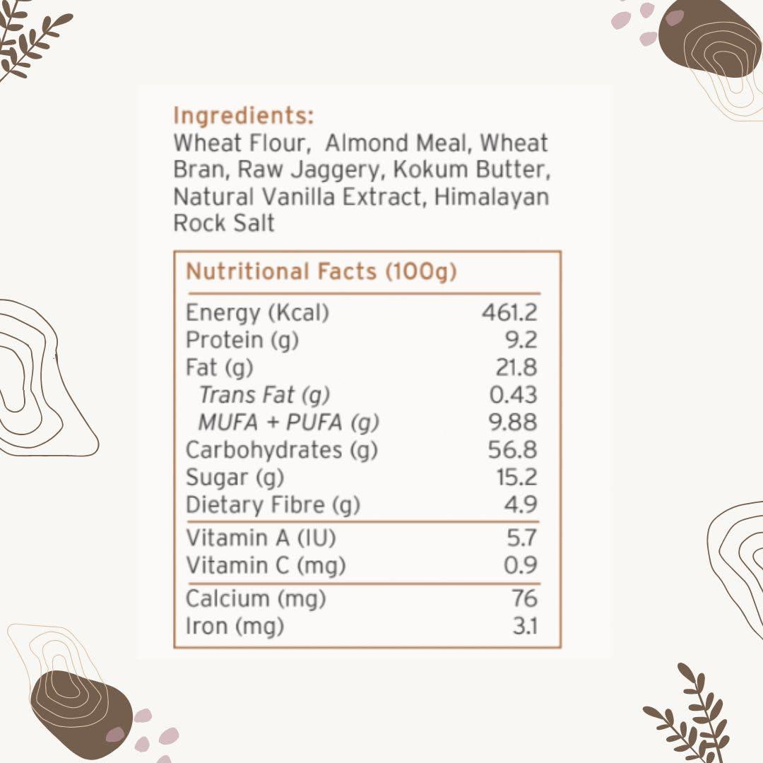 Mo's Mo's Wheatflour & Jaggery Cookies, 150 G | Cookies without Maida and refined sugar | Healthy Snack For Kids And Adults| Rich in Taste and Nutrition