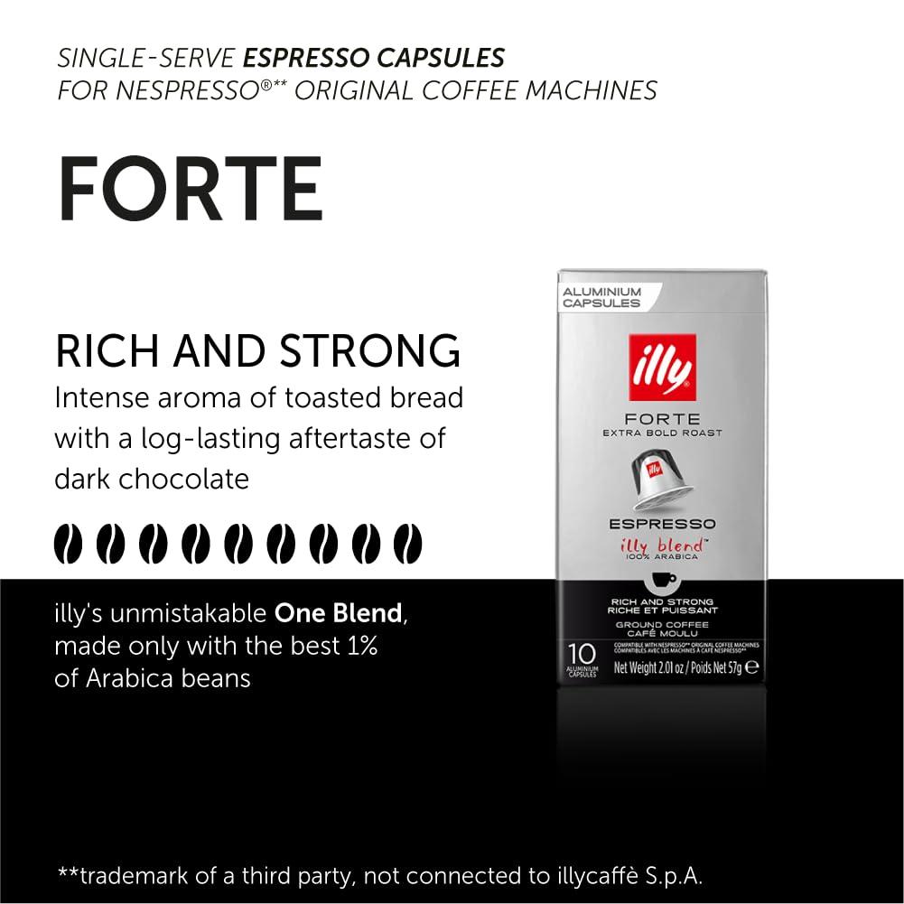 Illy Illy Forte Extra Bold Roast Espresso Ground Coffee, 57 g