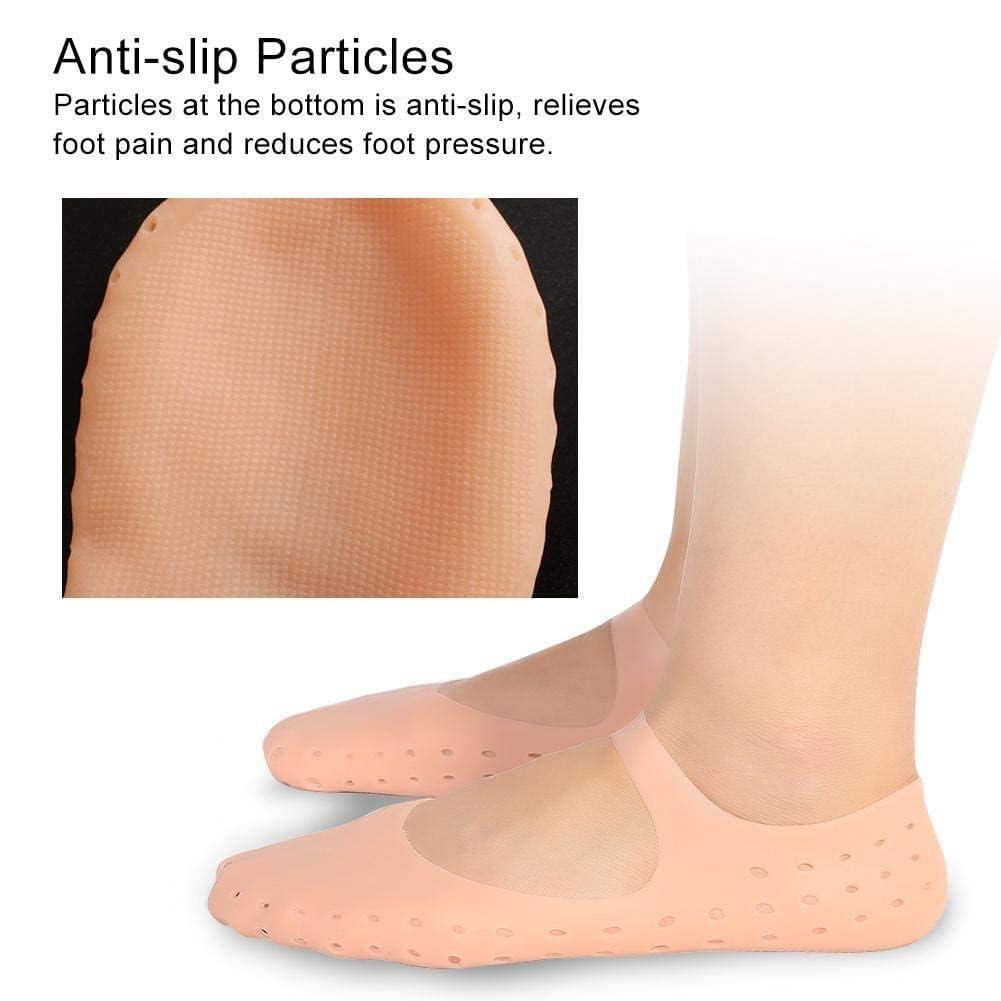 ALI SHIPPING Silicone Moisturizing Socks for Dry Feet - Cracked Heel Repair Softener - Hydrating and Nourishing Gel Socks for Effective Foot Care - Ideal for Restoring Moisture and Comfort to Feet