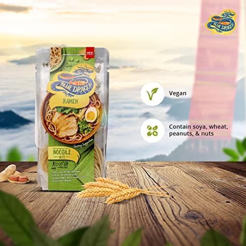 Blue Dragon Blue Dragon Ramen Noodles Kit | Vegan | No Preservative & Artificial Colors | Soya, Wheat, Peanuts & Nuts | Ramen Noodle - 201g