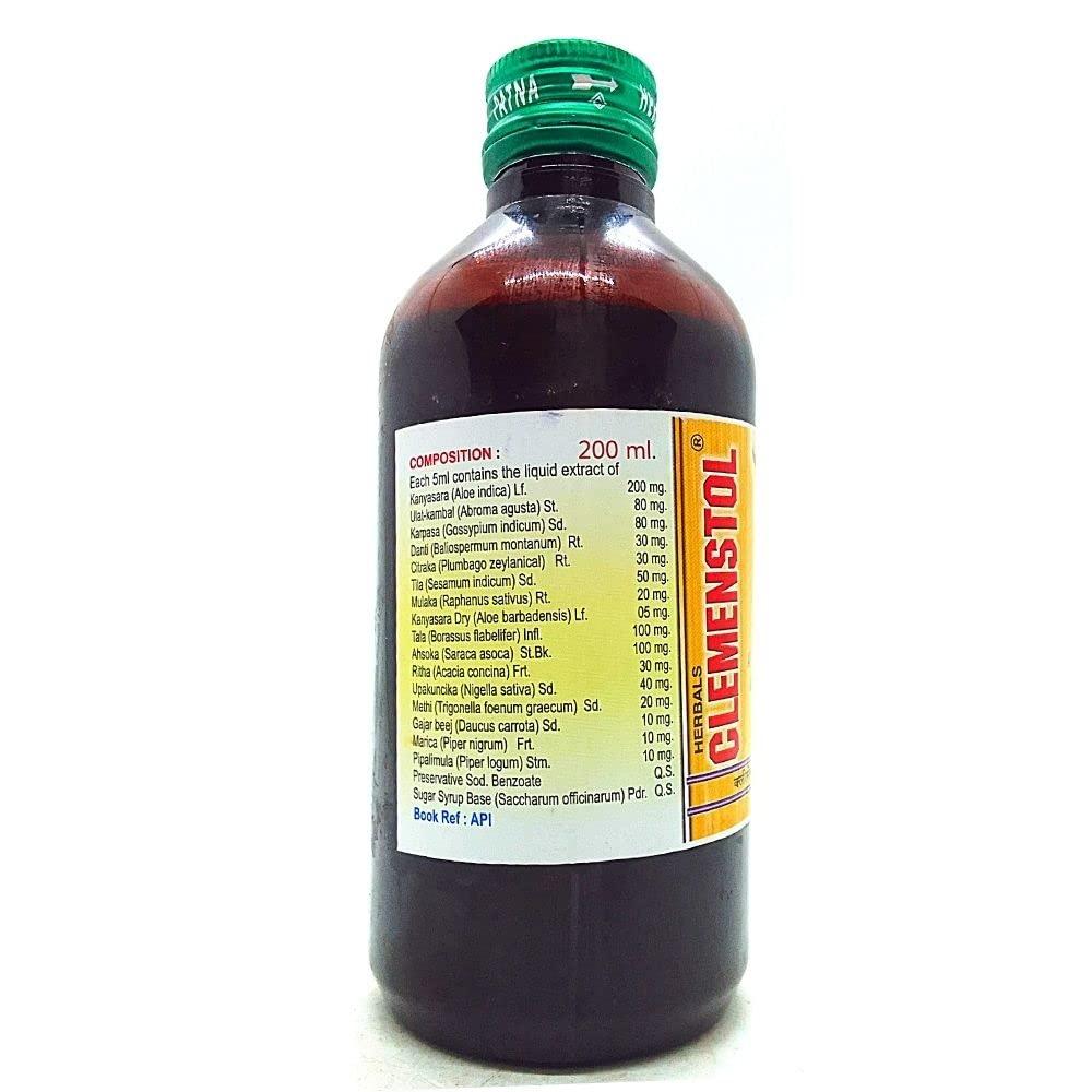 HERBSHD Ayurvedic Clemenstol syrup & Calcimate capsule | 200ml+50cap | combo pack