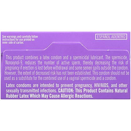 Trojan Trojan Her Pleasure Sensations Spermicidal Condoms, 12 Count