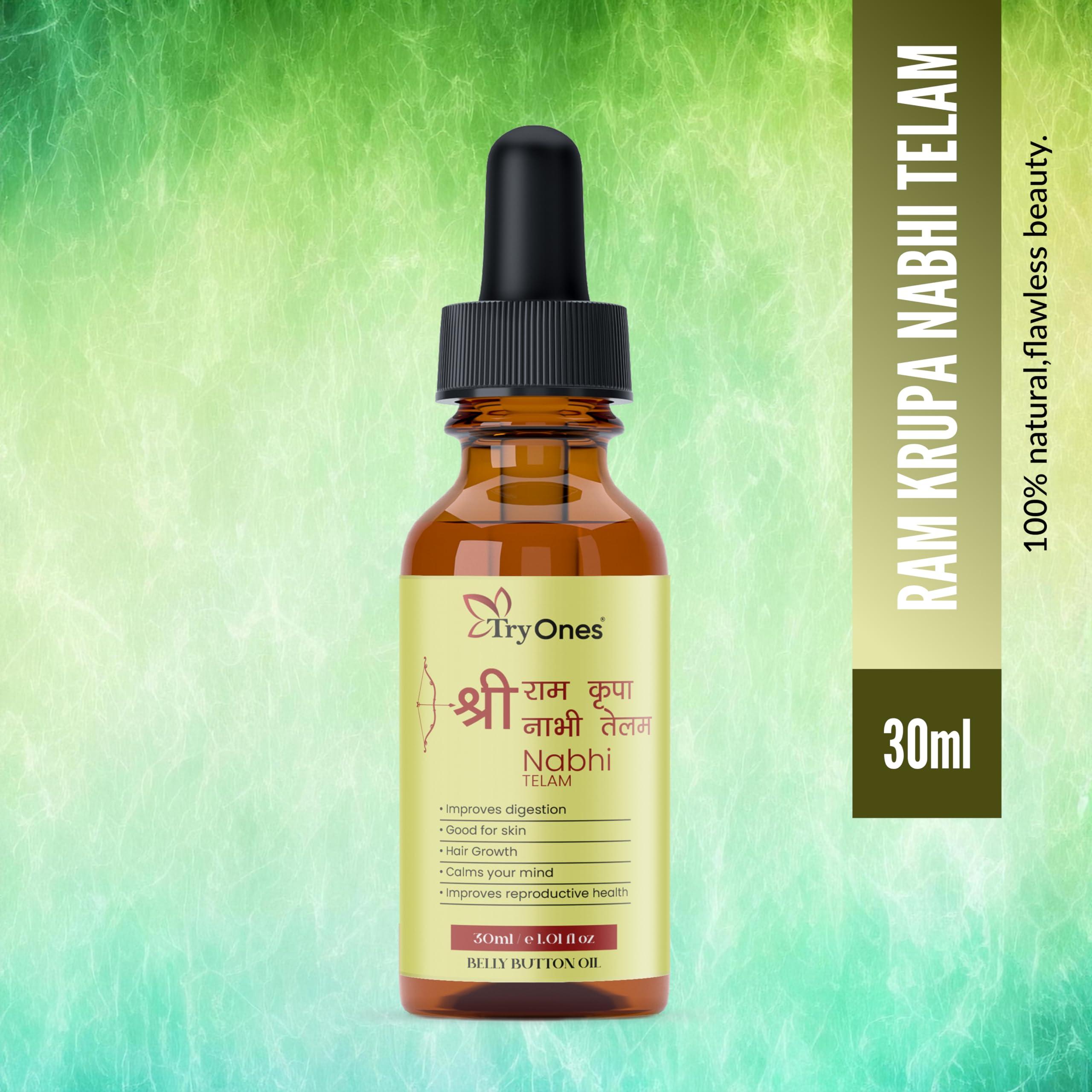TryOnes TryOnes Nabhi TELAM Ayurvedic Ramban Multi Benefit Nabhi Oil (Pack of 2) (2)