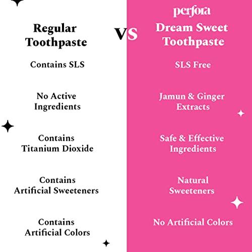 Perfora Perfora Oral Health Diabetics Special Toothpaste for Adults - 75 gms (Pack of 3) | Sugar Free | Cavity Protection Diabetic Friendly Tooth Gel | Made Safe Certified | Vegan-Friendly |Jamun Mint