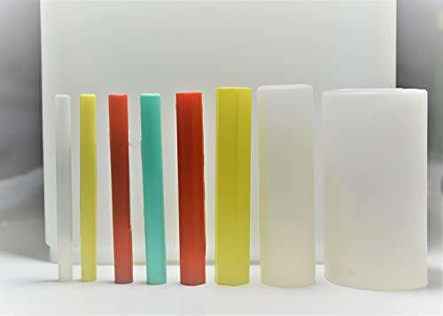 MACPOLE Straw Storage Plastic Goblet 13 mm Visotube for AI Straw 0.25ml & 0.50ml (100 Pcs/Pack, White)