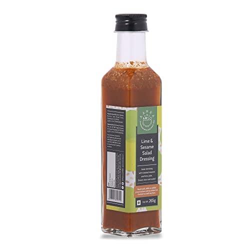 Aamra Aamra Natural Homemade Lime & Sesame Salad Dressing, No preservatives, Oil- Free 265gm