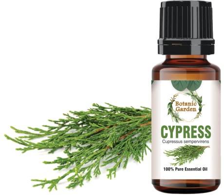 Botanic Garden Botanic Garden Cypress Oil Organic Cold Pressed Oil Varicose Veins,Fluid Retention,Cellulite,Respiratory conditions,Menopausal Symptoms(100 ml)