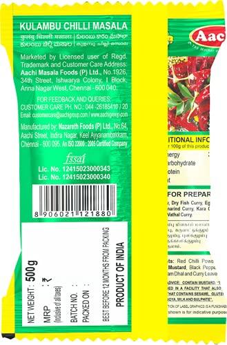 Aachi Aachi Chicken Masala 500gms + Chicken 65 Kabab Masala 500gms + Kulambu Chilli Powder 500gms