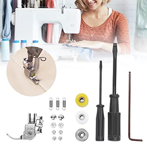 cigemay Roller Presser Foot, Presser Foot Tool Kit Walking Foot Almighty Replacement for Beginners