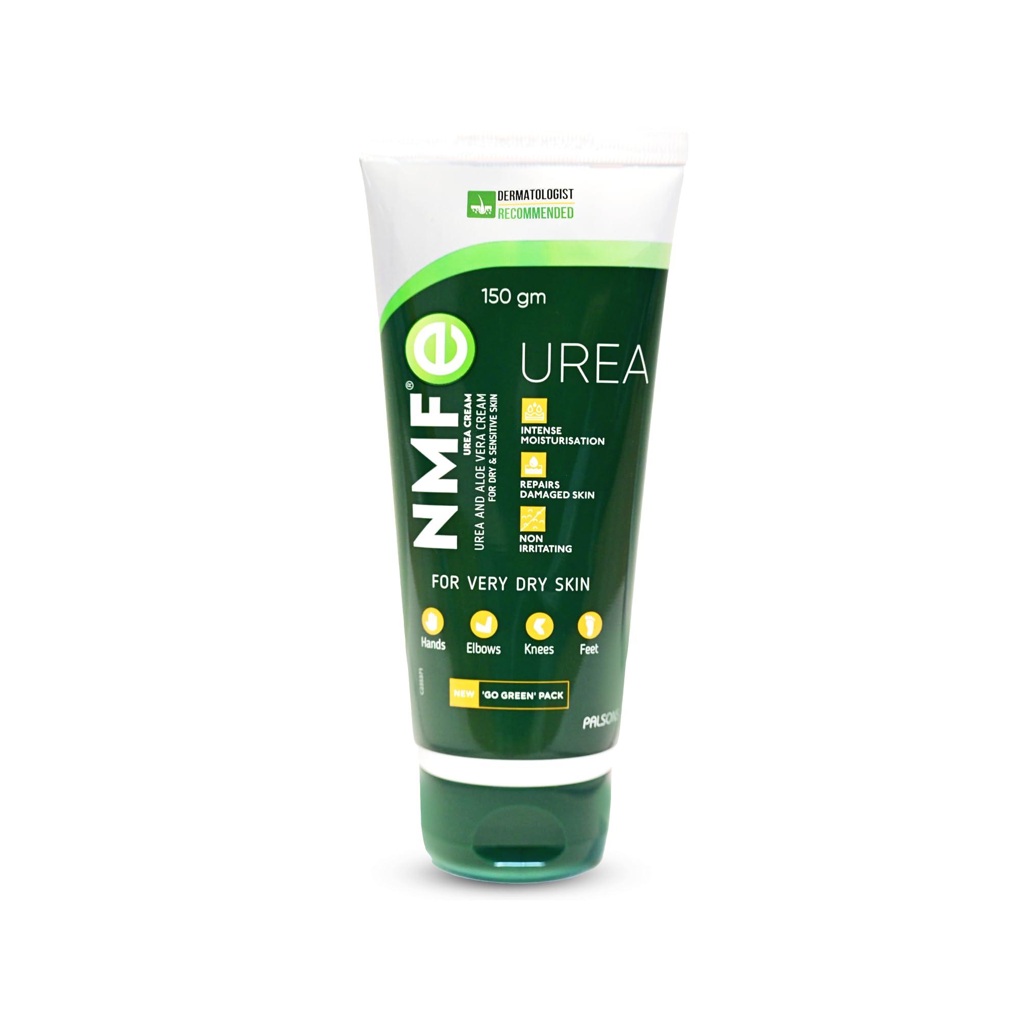 NMFe UREA CREAM NMFe Urea Cream 150 gm For Intense Moisturisation with Urea 7% & Aloe vera for thick and dry skin | Truly the Healing Moisturiser | For very dry skin | Takes care of cracked heels & Fissure feet effectively