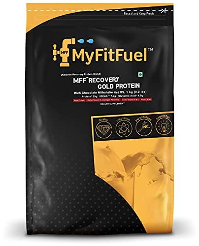 MyFitFuel MyFitFuel MFF Recovery Gold Protein- 1 Kg (2.2 lbs) Rich Chocolate Milkshake