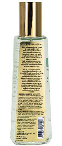 Luxe Perfumery Berry Tease, 8 Fluid Ounce: Luxe Perfumery Hair And Body Perfume Mist, Berry Tease, 8 Fluid Ounce
