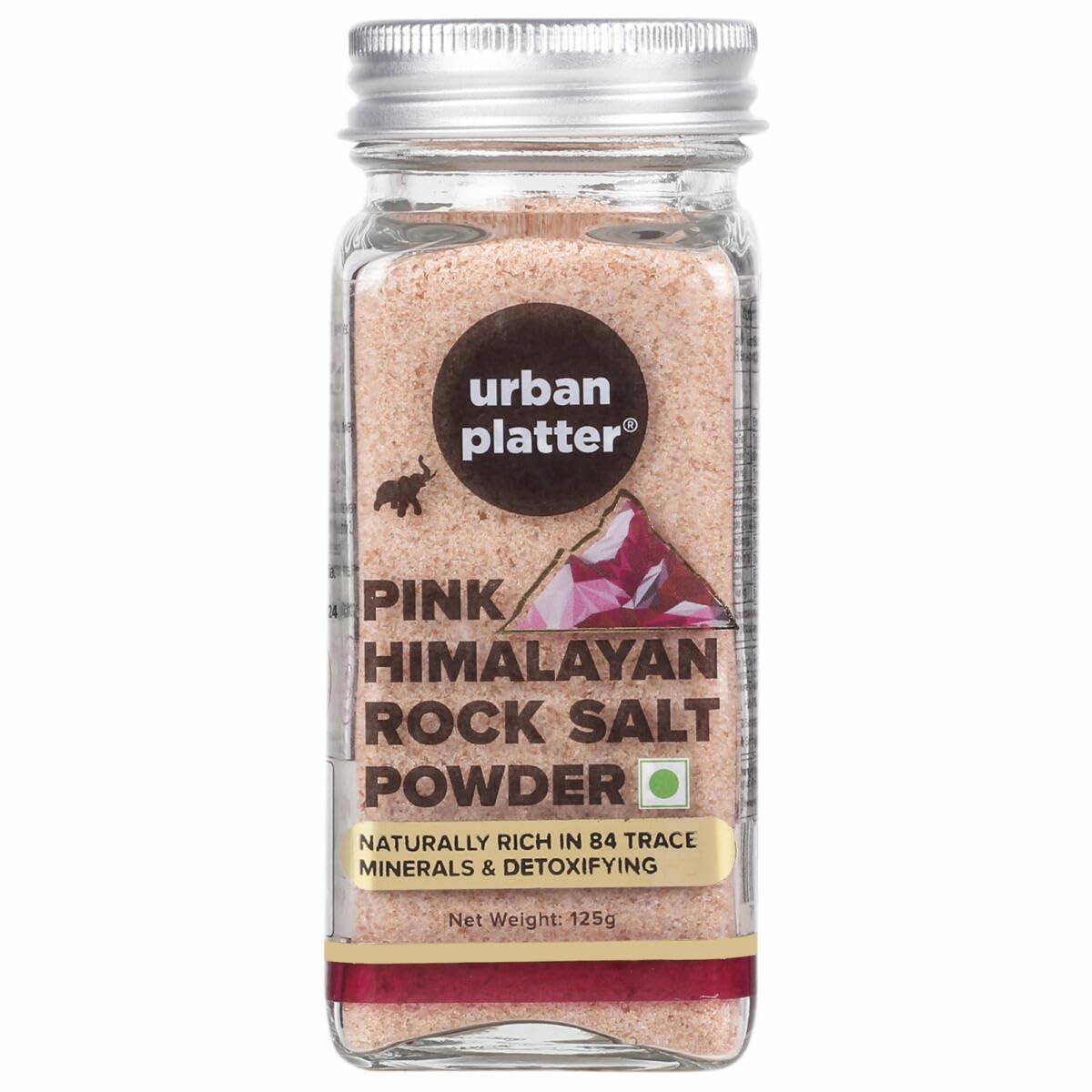 urban platter Urban Platter Pink Himalayan Rock Salt Powder, 1.5kg (Unrefined | Additive Free | 100% Pink Rock Salt | Sendha Salt | PET Jar)