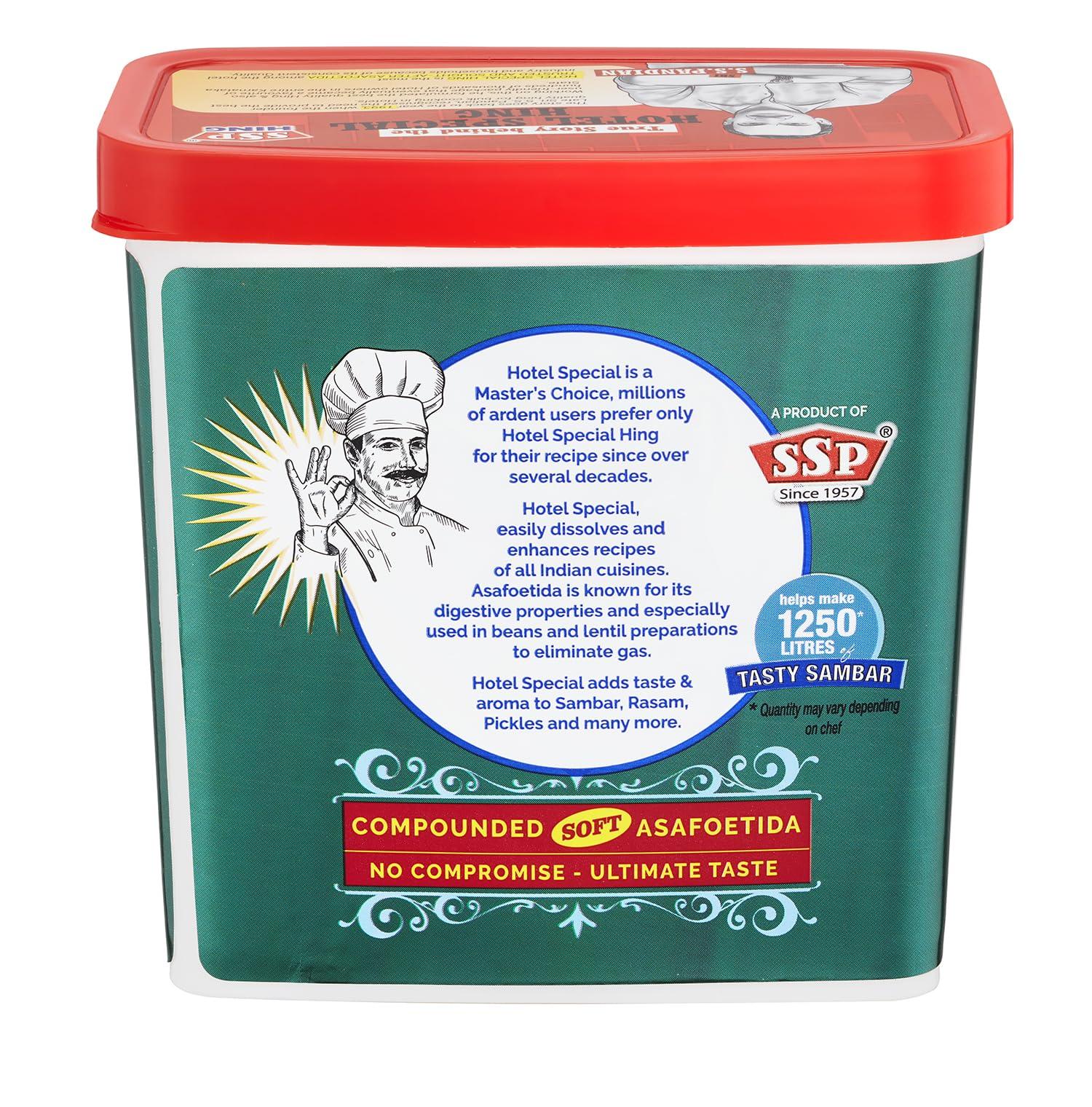 SSP ASAFOETIDA SSP Hotel Special Hing 250g Asafoetida for Everyday use Comes in Soft Paste Form