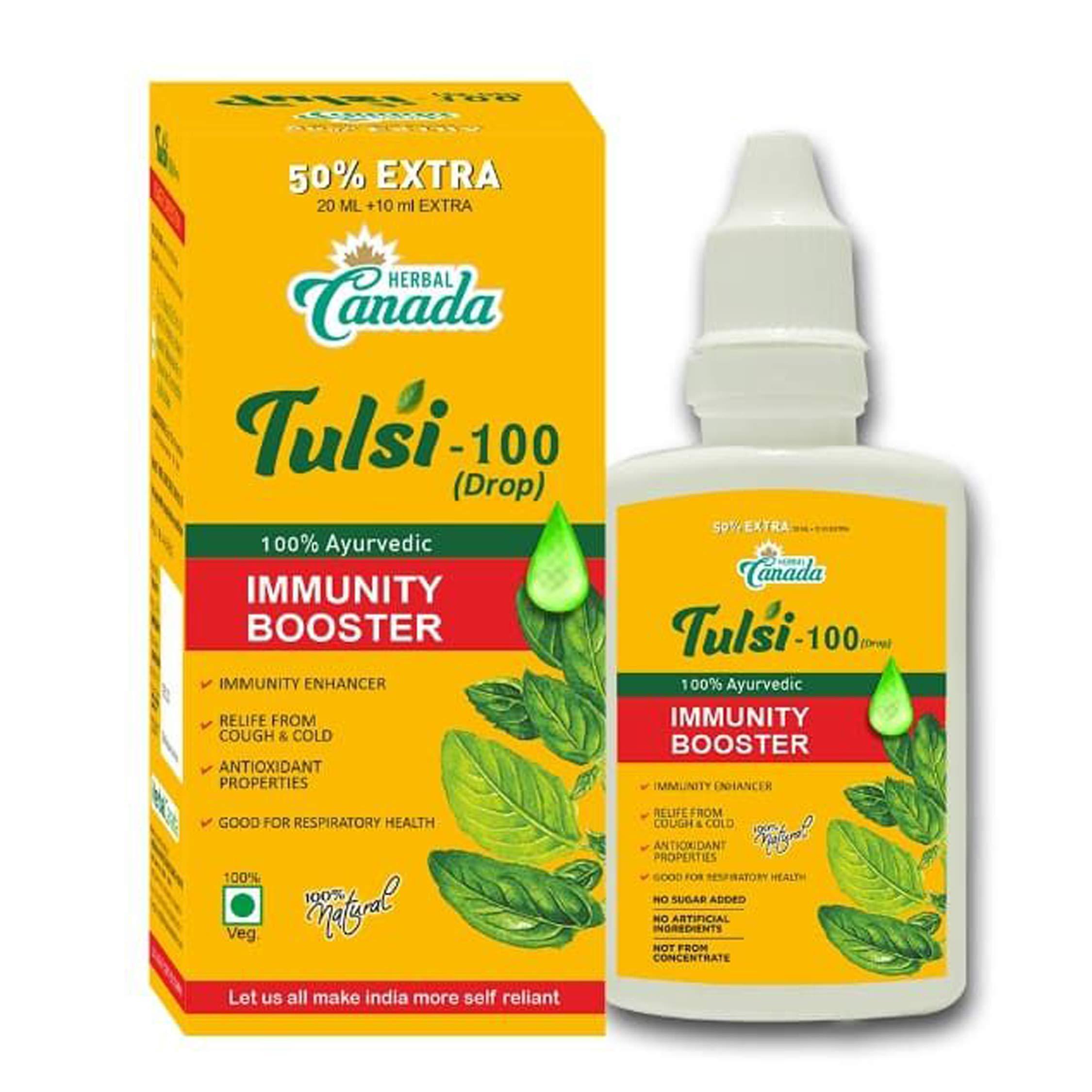 HERBAL CANADA HERBAL CANADA IMMUNITY BOOSTER COMBO KIT | AYUSH KWATH TABLET + TULSI DROP + GILOY RAS