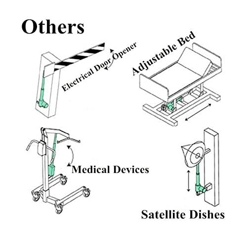 Ironctic Electric Bed Controller, Save Effort Recliner Switch Double Button 5 Pin Manual Control for Living Room for Bedroom for Office