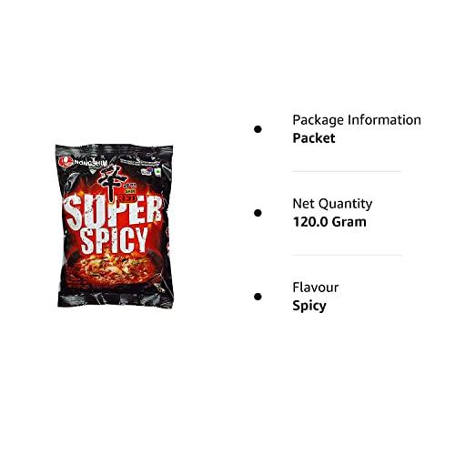 Nongshim Nongshim Shin Red Super Spicy Instant Noodles, 4.23 oz 120 g