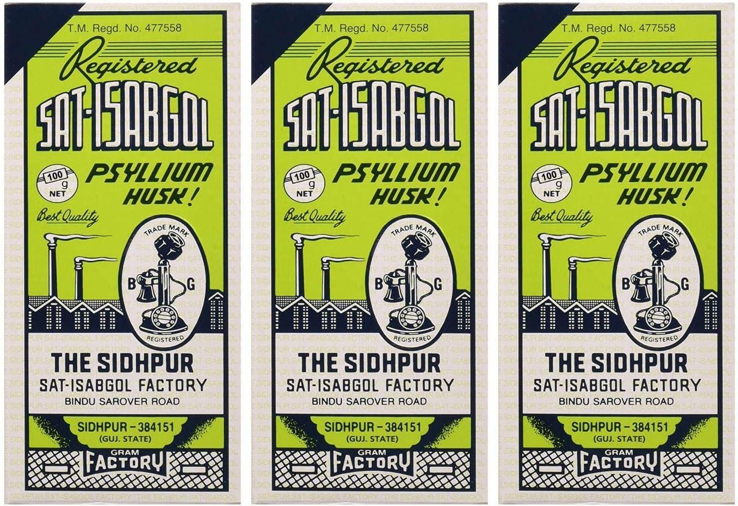 Telephone Brand Telephone Brand Psyllium Husk (Sat-Isabgol) 200 Gram 3 Pack