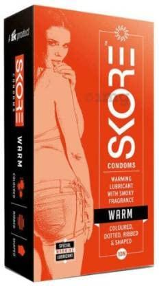 Skore Skore Warm Condoms, Pack of 5, 50 Pieces