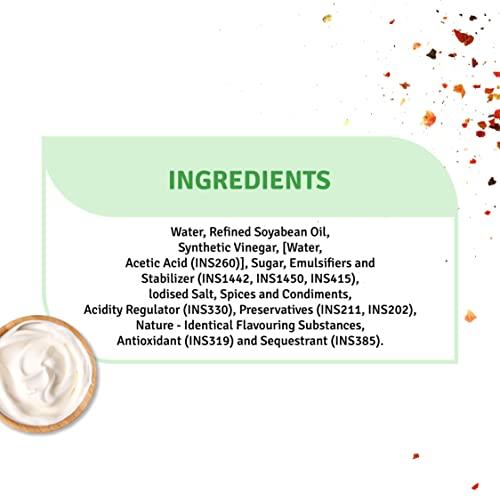 VEEBA Veeba Eggless Mayonnaise (250g) I Veg Mayonnaise I 100% Vegetarian Mayo I Extra Creamy and Delicious I Rich and thick texture I Dip, Spread and Dunk