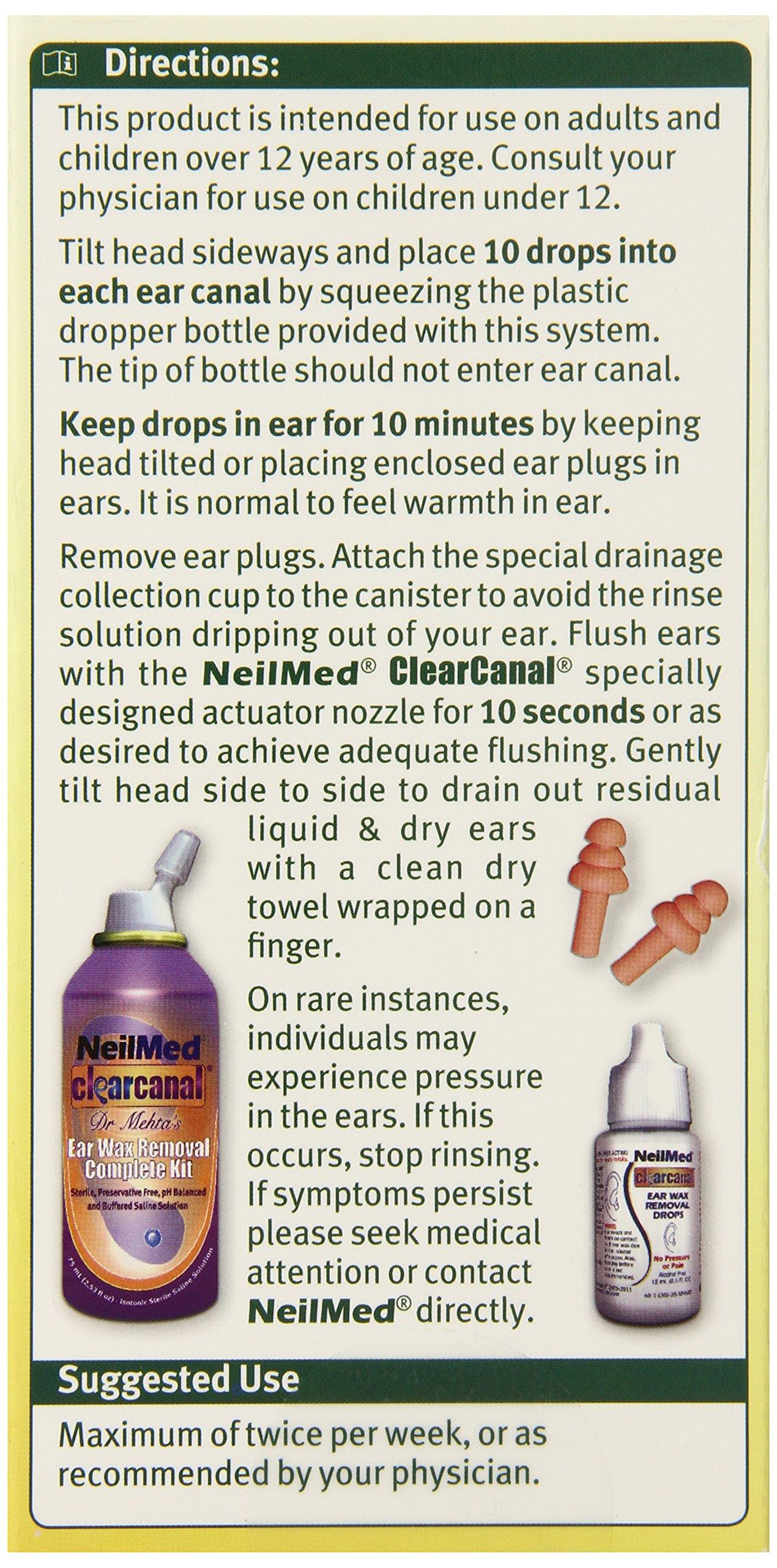NeilMed NeilMed Clearcanal Ear Wax Removal Complete Kit 2.5oz (75mL)