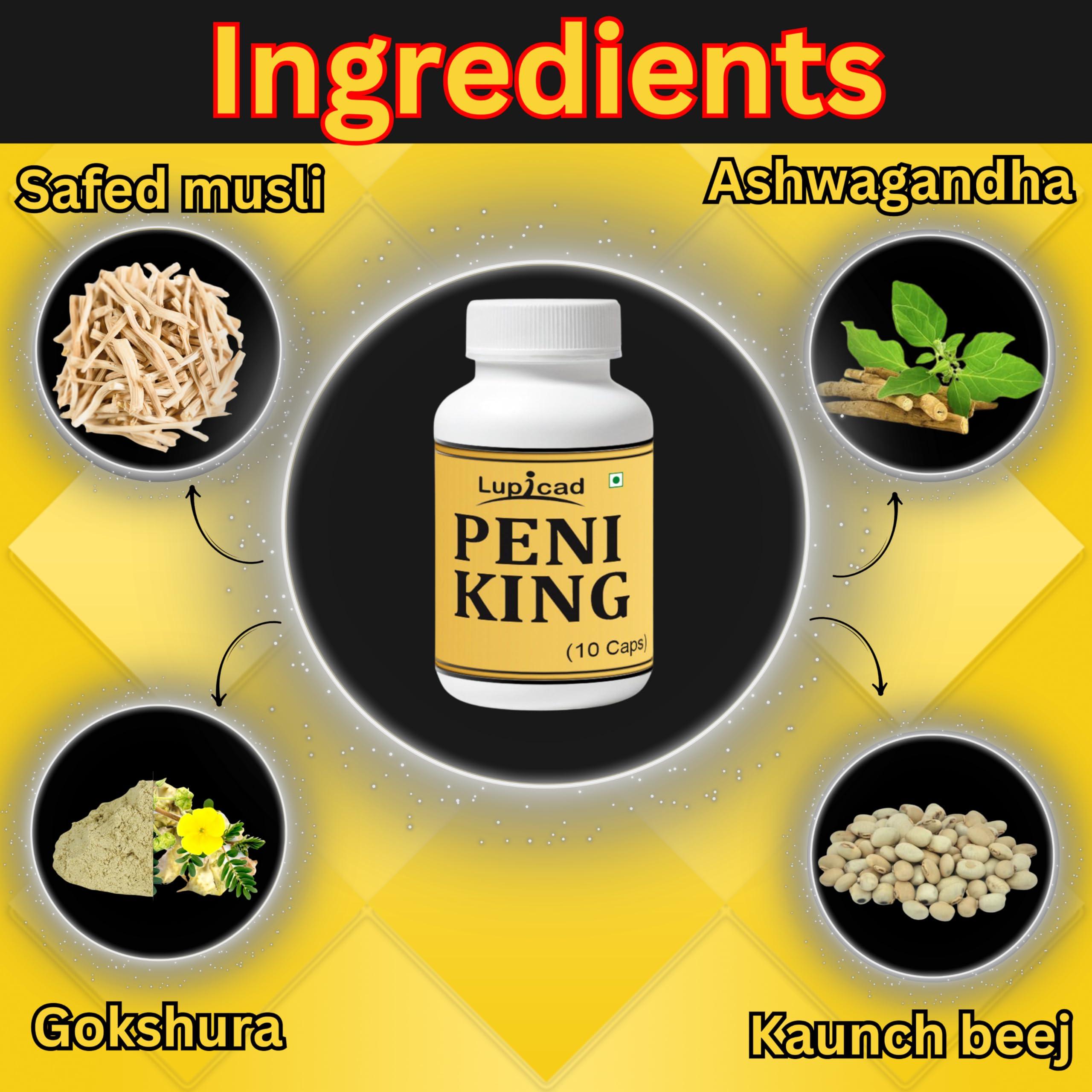 Lupicad Lupicad Peni King Capsule For Male Health Stamina Booster (10 Caps)